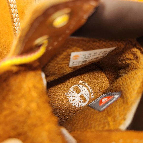 Timberland Toddler Premium Waterproof Boots Tan (7M) - Picture 12 of 14